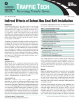 Indirect Effects of School Bus Seat Belt Installation Traffic Tech