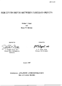 Perceived depth between familiar objects