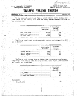Traffic Volume Trends January 1952