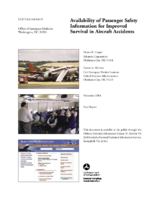 Availability of Passenger Safety Information for Improved Survival in Aircraft Accidents