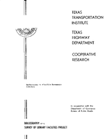 Deflections in Flexible Pavements Bibliography