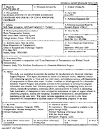 National Review of Statewide Rideshare Programs and Survey of Texas Rideshare Programs