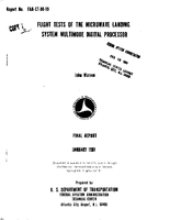 Flight Tests of the Microwave Landing System Multimode Digital Processor