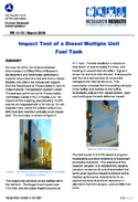 Impact Test of a Diesel Multiple Unit Fuel Tank  Research Results