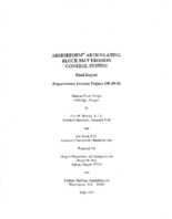 Armorform articulating block mat erosion control system  final report