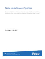 Noise Levels Research Synthesis Review and Updates to Findings in Information on Levels of Environmental Noise Requisite to Protect Public Health and Welfare with an Adequate Margin of Safety