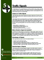 Traffic Signals Issue Briefs vol 5