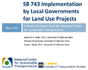 SB 743 Implementation by Local Governments for Land Use Projects