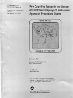 Key Cognitive Issues in the Design of Electronic Displays of Instrument Approach Procedure Charts
