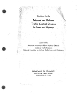 Revisions to the Manual on Uniform Traffic Control Devices for Streets and Highways