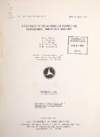 Assessment of the Automotive Inspection Maintenance and Repair Industry