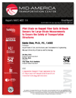 Pilot study on rugged fiber optic brillouin sensors for largestrain measurements to ensure the safety of transportation structures