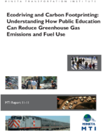 Ecodriving and Carbon Footprinting Understanding How Public Education Can Reduce Greenhouse Gas Emissions and Fuel Use