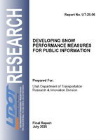 Developing Snow Performance Measures for Public Information