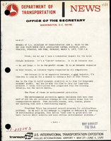 Remarks by US Secretary of Transportation John A Volpe to the New York State Motor Truck Association Central District