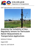 Assessing the Suitability of NonRegulatory Sensors for Particulate Matter Measurements in Transportation Applications