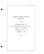 Interstate Commerce Commision Report of the Accident  Investigation Occuring on the PENNSYLVANIA RAILROAD DETOUR OH