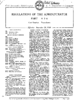 Part 406 Regulation Of The Administrator Certification Procedures