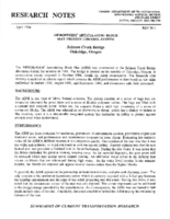 Armorform articulating block mat erosion control system Salmon Creek Bridge Oakridge Oregon  research notes