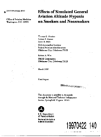 Effects of Simulated General Aviation Altitude Hypoxia on Smokers and Nonsmokers