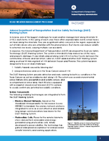 Arizona Department of Transportation Dual Use Technology DUST Warning System