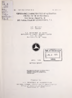 Performance Characteristics of Automotive Engines in the United States  First Series  Report No 12  1975 Perkins Diesel 247 CID 40 Liters
