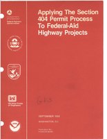 Applying The Section 404 Permit Process To FederalAid Highway Projects