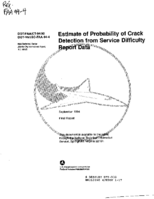 Estimate of Probability of Crack Detection from Service Difficulty Report Data