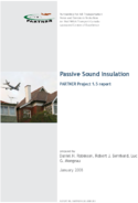 Passive Sound Insulation PARTNER Project 15 Report