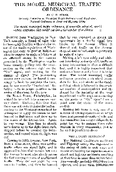 The Model Municipal Traffic Ordinance