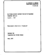 Multispan Elevated Guideway Design for Passenger Transport Vehicles Volume 1 Text