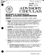 AC 9127A Systemsworthiness Analysis Program  General Aviation