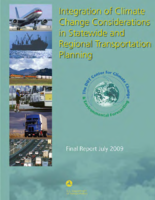Integration of Climate Change Considerations in Statewide and Regional Transportation Planning Processes
