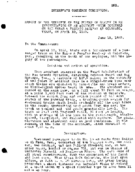 Interstate Commerce Commission Report of the Accident  Investigation Occurring on the TEXAS AND PACIFIC RAILWAY CORADO TX