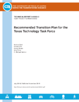 Recommended Transition Plan for the Texas Technology Task Force