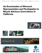 An examination of womens representation and participation in bicycle advisory committees in California