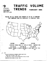 Traffic Volume Trends February 1985