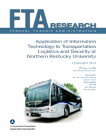Application of Information Technology to Transportation Logistics and Security at Northern Kentucky University