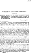 Interstate Commerce Commission Report of the Accident  Investigation Occurring on the CHESAPEAKE AND OHIO RAILWAY HARDWARE VA