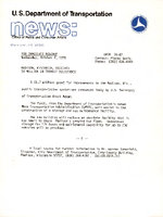 US Department of Transportation news Office of Consumer and Public Affairs UMTA 7867 Madison Wisconsin Receives 6 Million in Transit Assistance