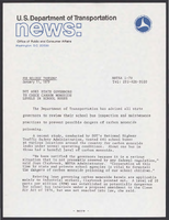 NHTSA News Releases JanuaryJune 1979