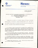 Remarks Prepared for Delivery by Secretary of Transportation Elizabeth Hanford Dole at a Public Meeting on Automatic Restraints