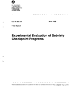 Experimental Evaluation of Sobriety Checkpoint Programs