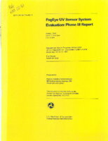 FogEye UV Sensor System evaluation  Phase III report