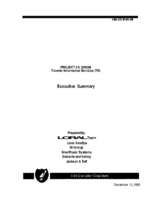 Project 8 95008 Traveler Information Services TIS Executive Summary