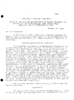 Interstate Commerce Commision Report of the Accident  Investigation Occuring on the CHESAPEAKE AND OHIO RAILWAY FEMBERTON VA