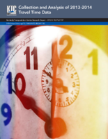 Collection and analysis of 20132014 travel time data