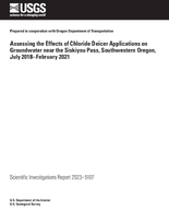 Assessing the Effects of Chloride Deicer Applications on Groundwater near the Siskiyou Pass Southwestern Oregon July 2018February 2021