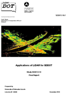 Applications of LiDAR for SDDOT