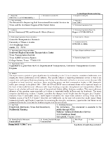 The potential for improving rail international intermodal services in Texas and the southwest region of the United States